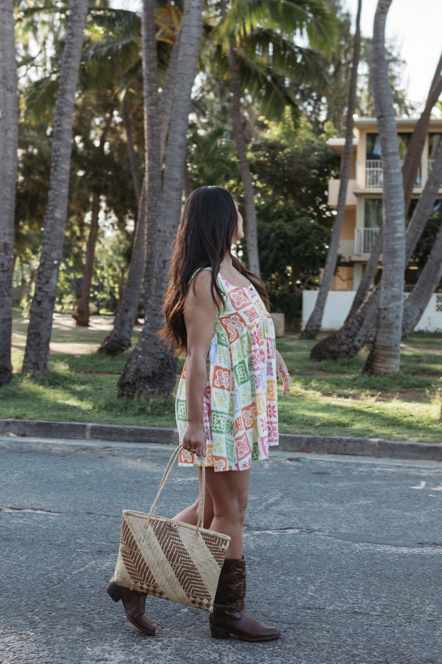 Hawaiian Quilt Pepe Dress