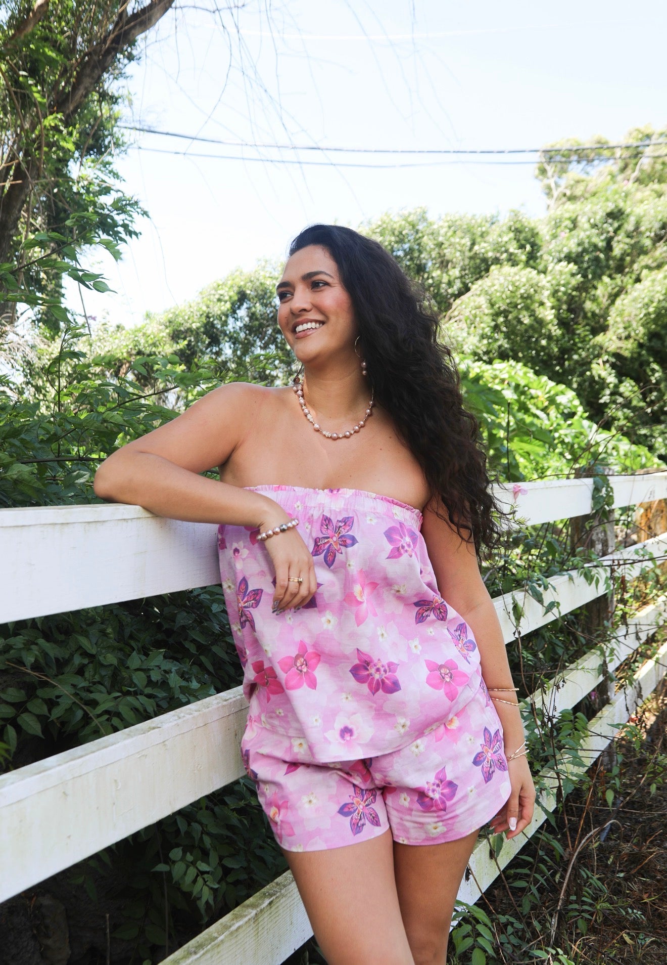 Orchid x Keni Mālie O/S Top