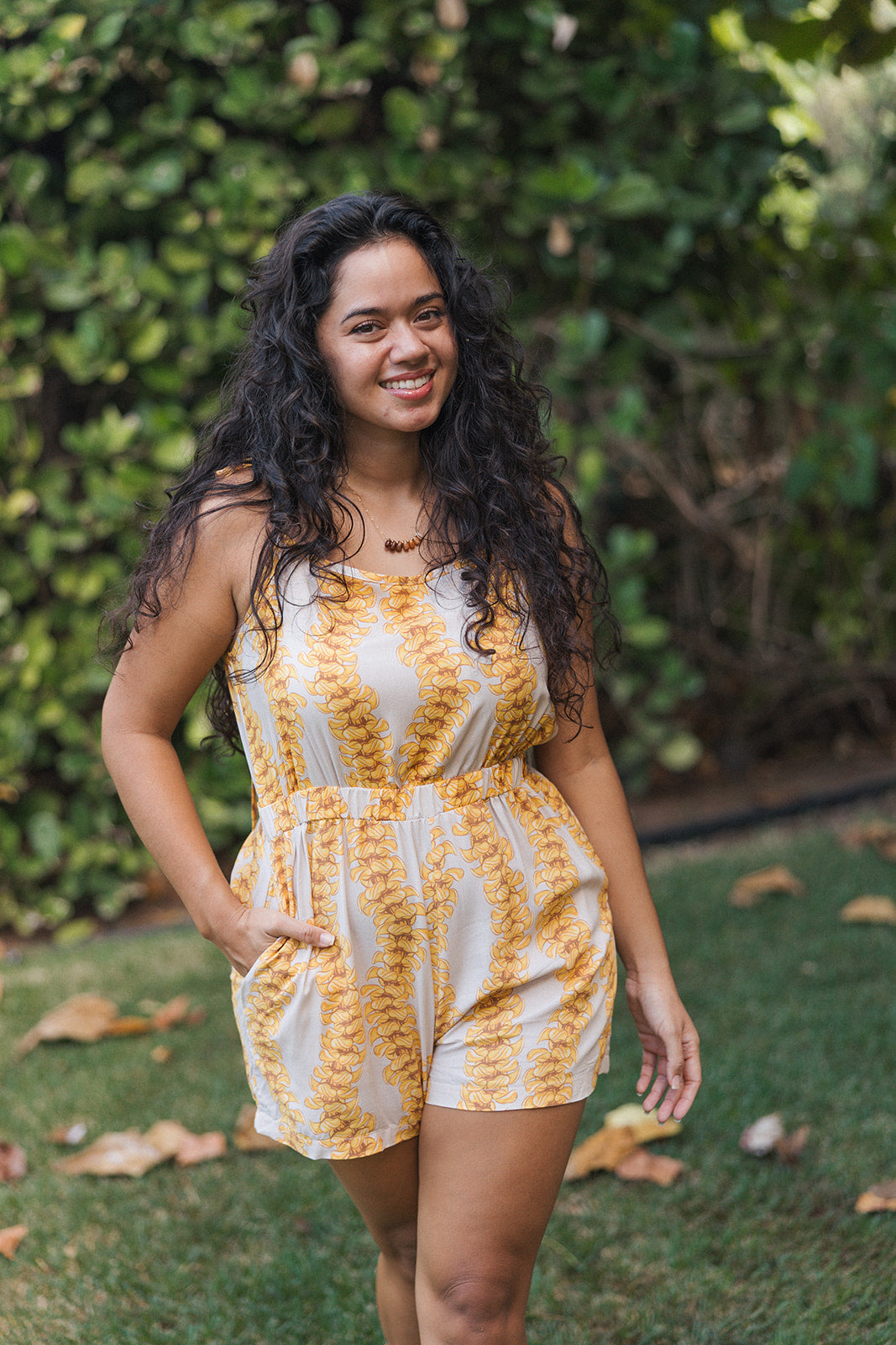Lei Pua Kenikeni Hīpuʻu Romper