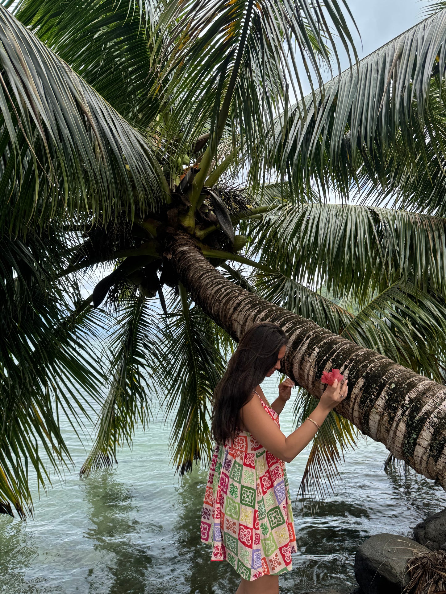 Hawaiian Anuenue Pepe Dress