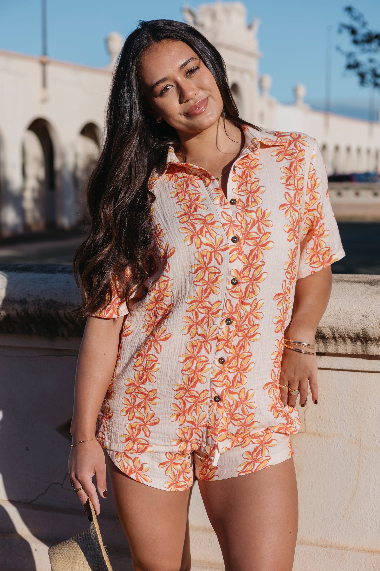 Hawaiian Pua Melia Nohea Shirt