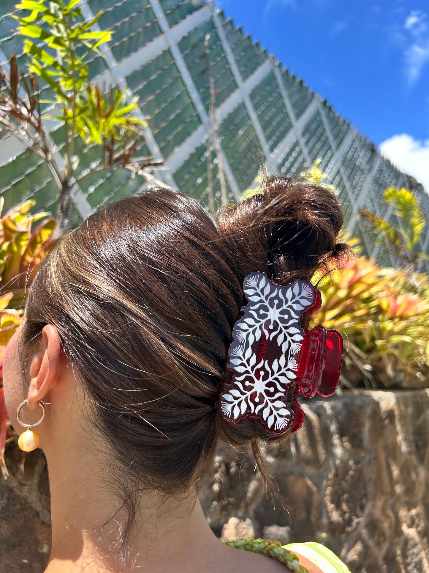 Ohia Lehua Quilt Clip