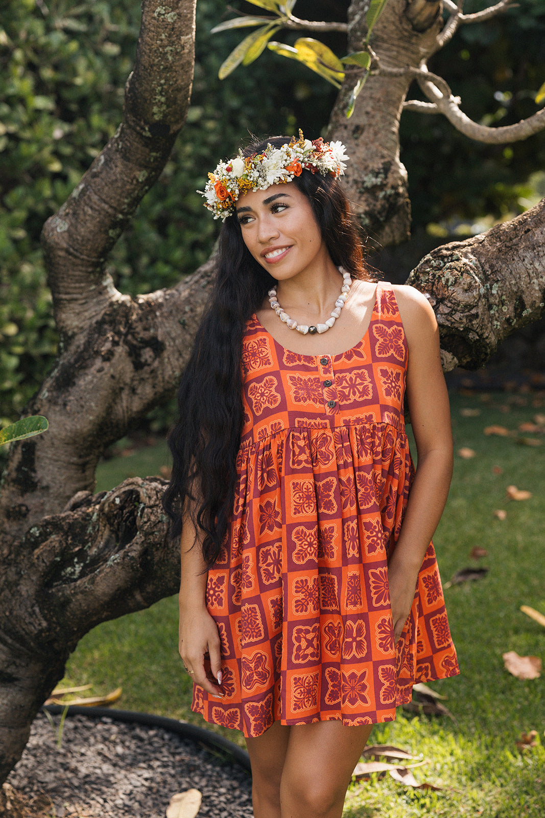 Hawaiian Heleuī Pepe Dress