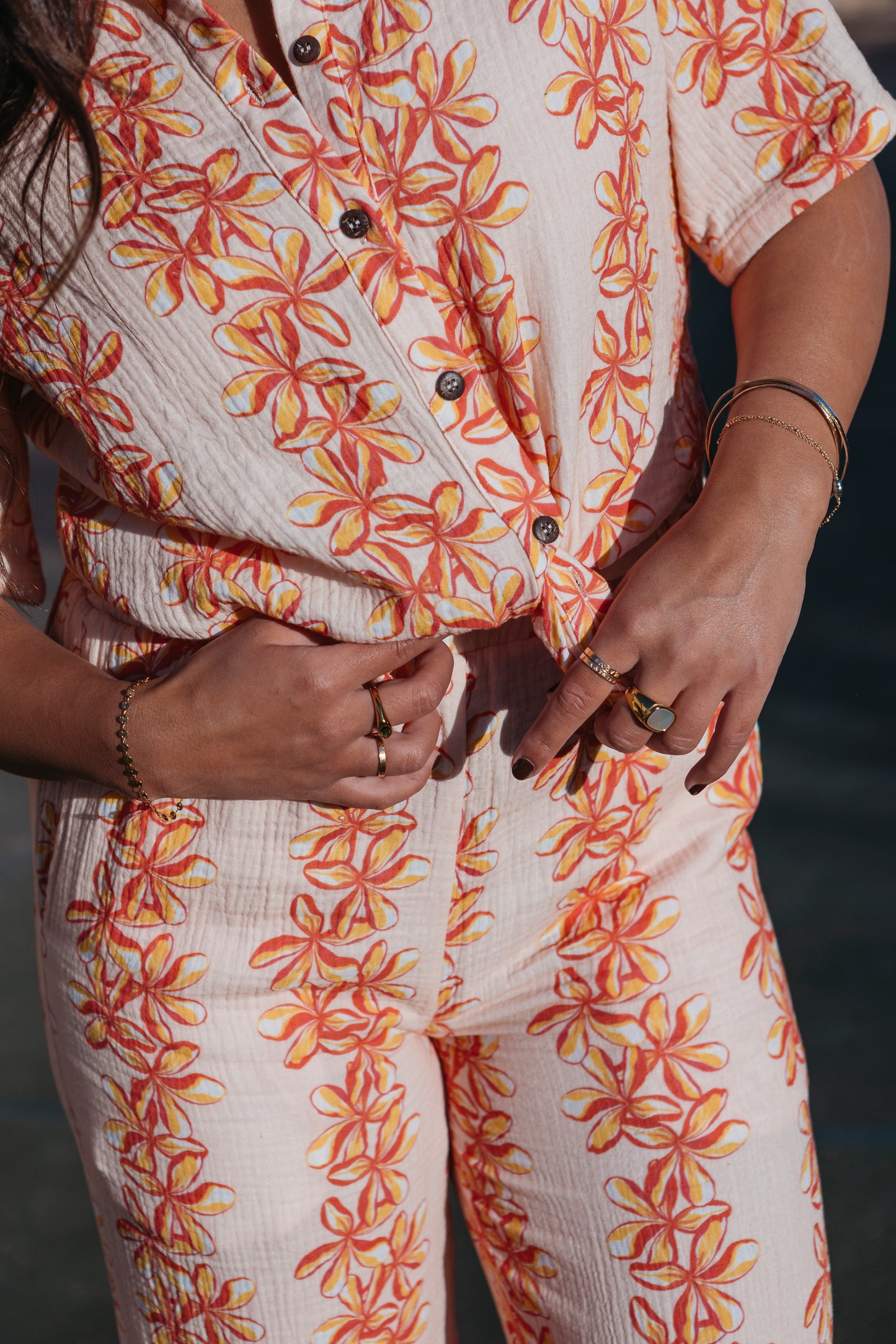 Hawaiian Pua Melia Nohea Shirt