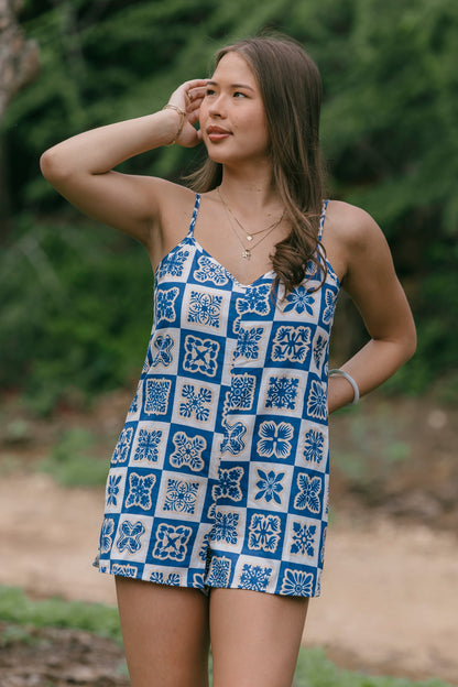 Blue Hawaii Neʻena Romper