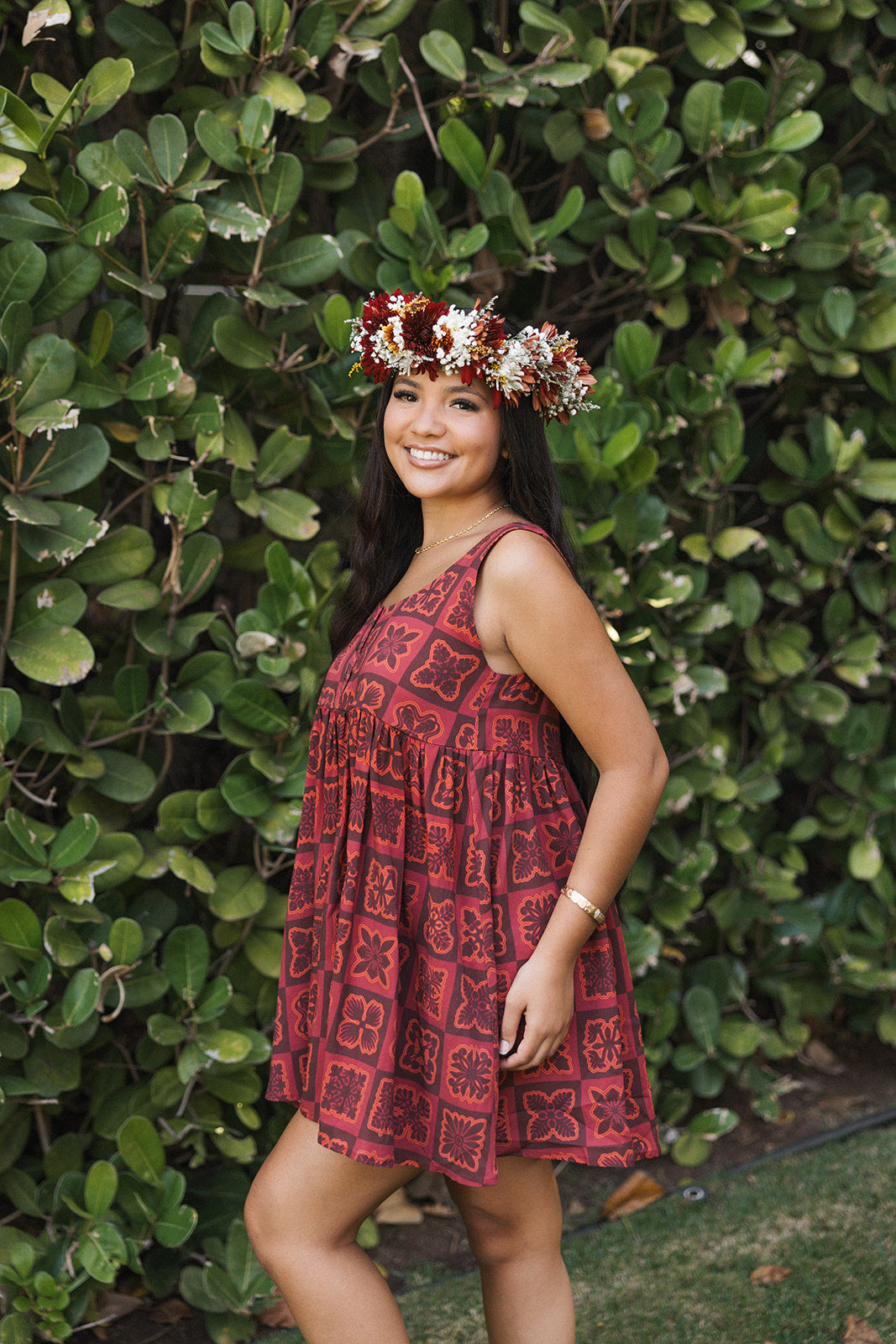Hawaiian Hāʻulelau Pepe Dress