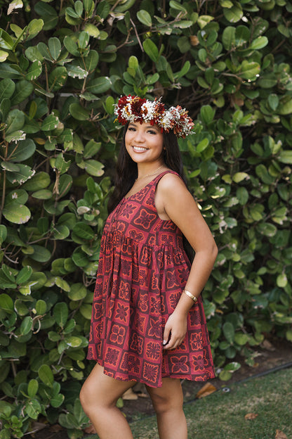 Hawaiian Hāʻulelau Pepe Dress