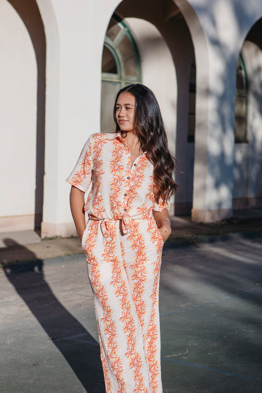 Hawaiian Pua Melia Luana Pants