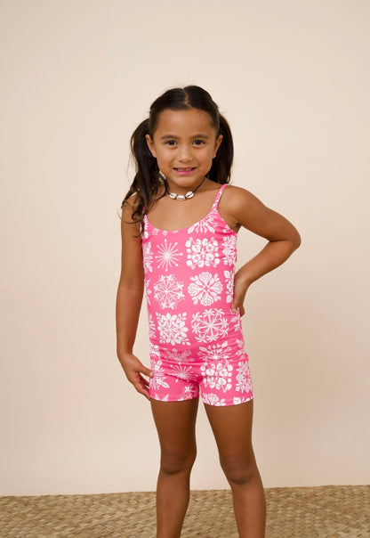 MINI Girls Pink Active Romper