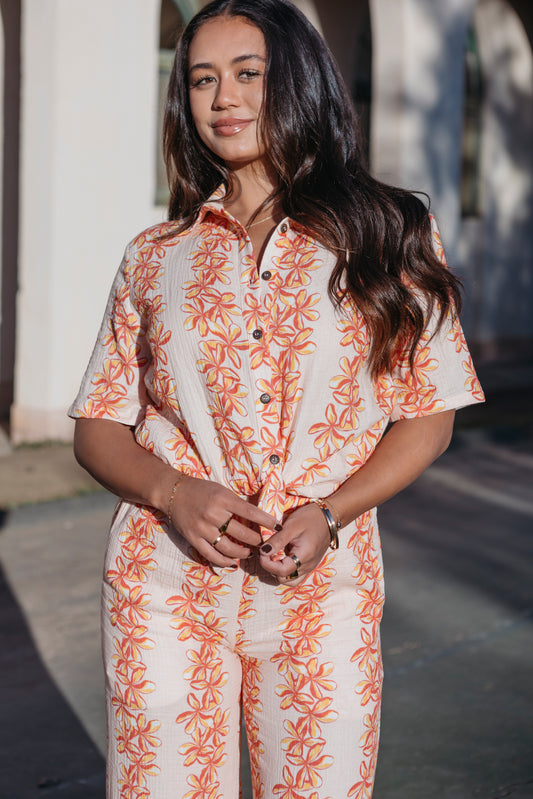 Hawaiian Pua Melia Luana Pants