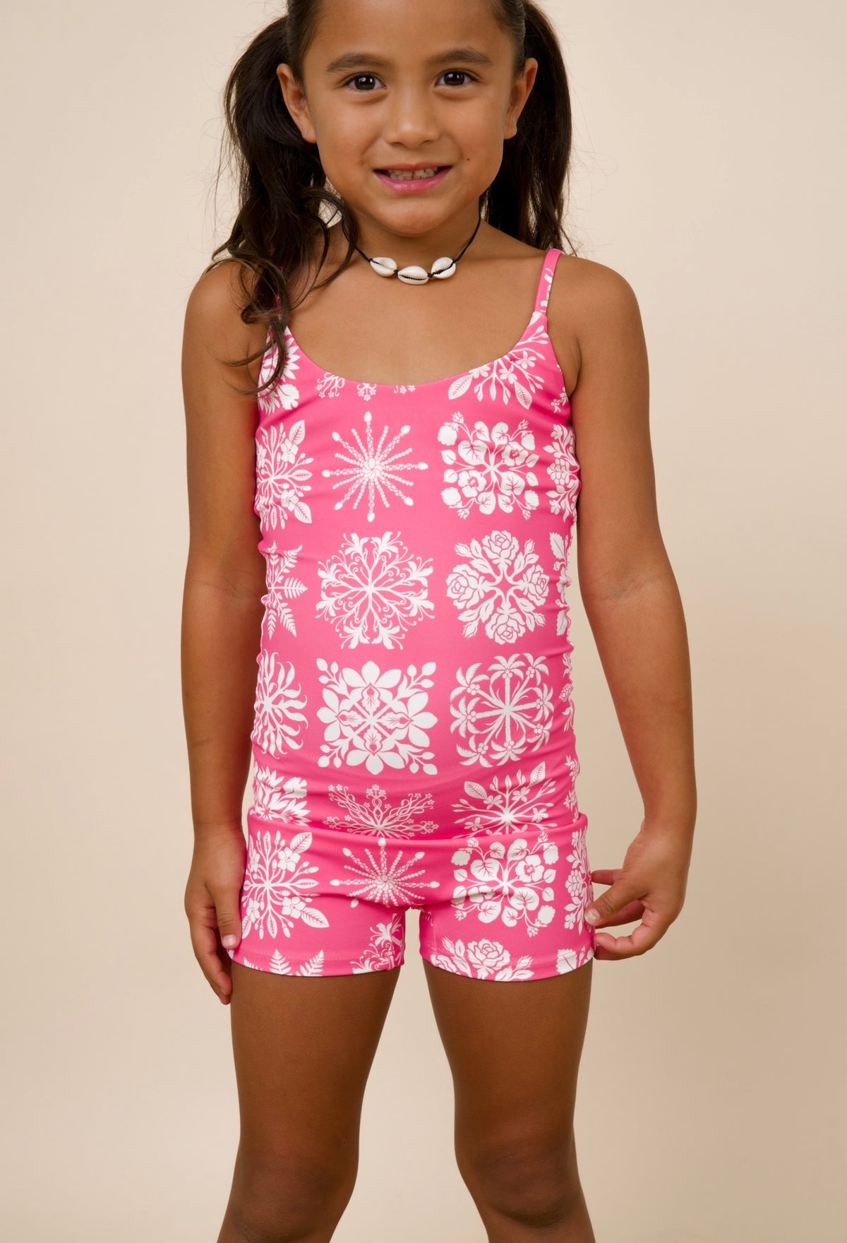 MINI Girls Pink Active Romper