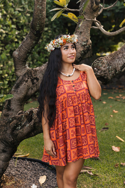 Hawaiian Heleuī Pepe Dress