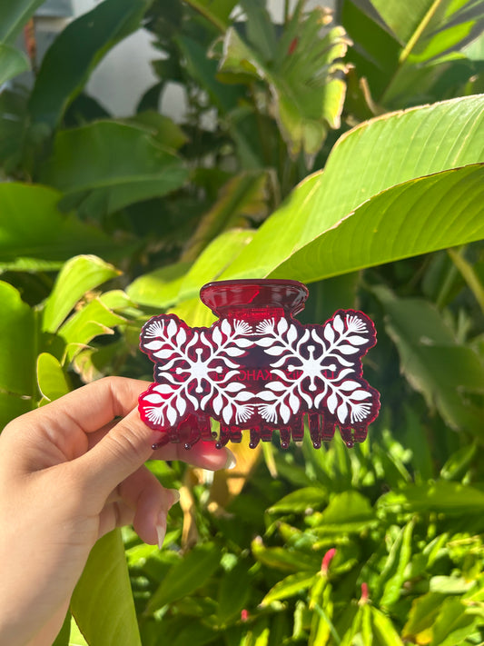 Ohia Lehua Quilt Clip