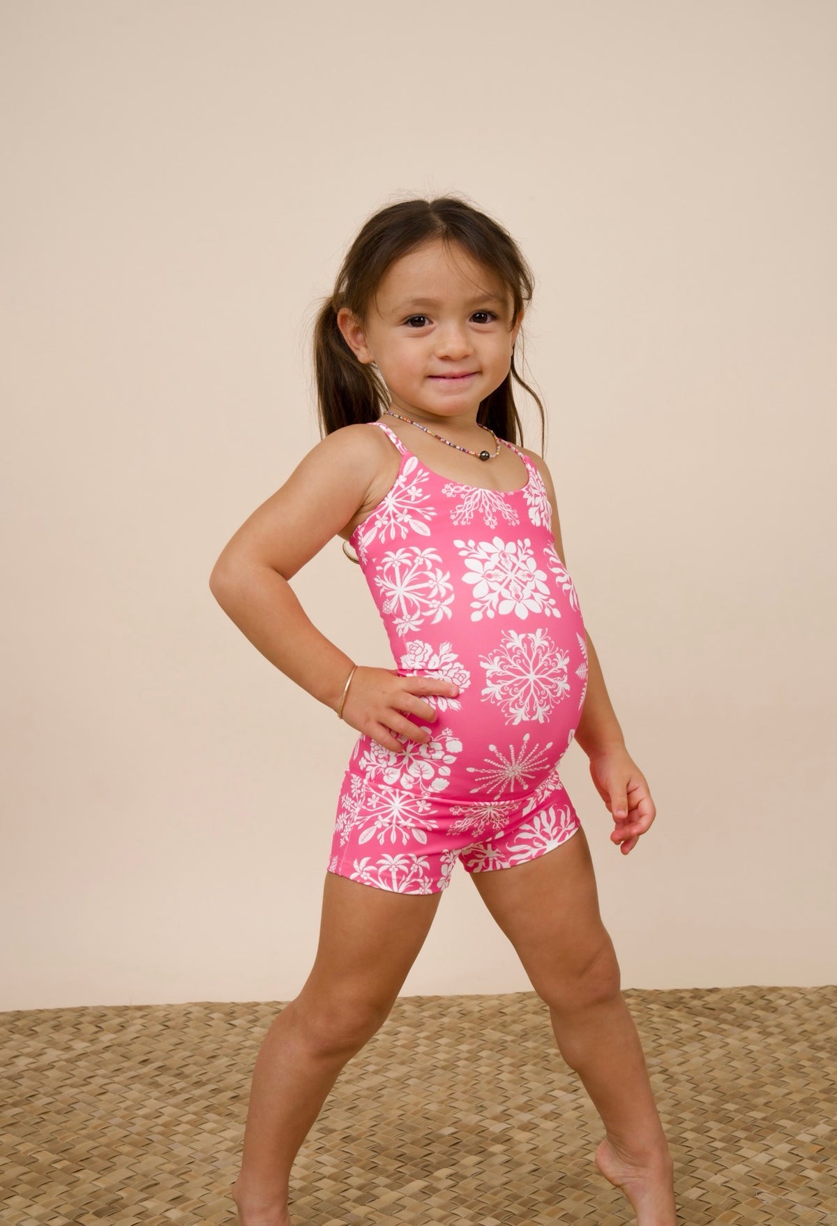 MINI Girls Pink Active Romper