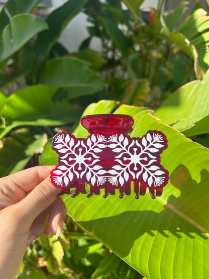 Ohia Lehua Quilt Clip