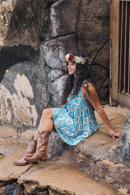 Hawaiian Kahakai Pepe Dress