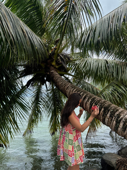 Hawaiian Anuenue Pepe Dress