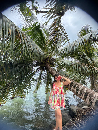 Hawaiian Anuenue Pepe Dress