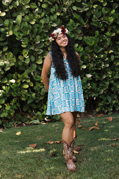 Hawaiian Kahakai Pepe Dress