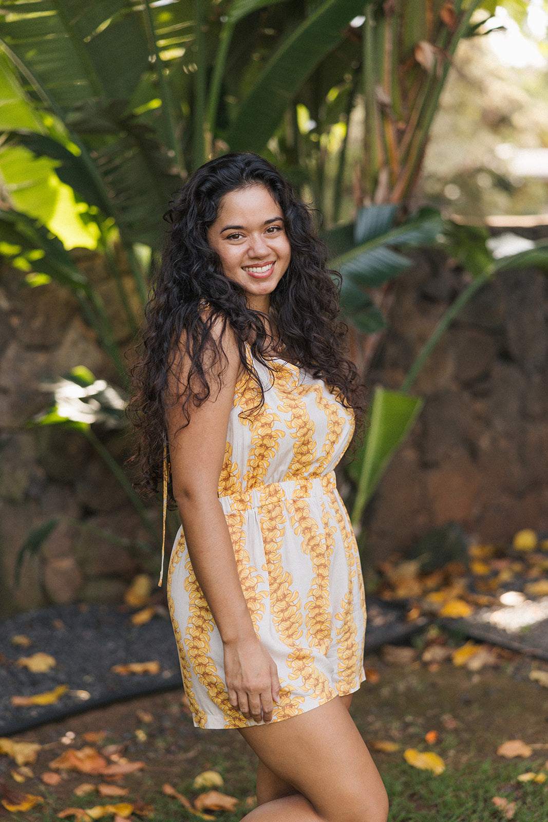 Lei Pua Kenikeni Hīpuʻu Romper