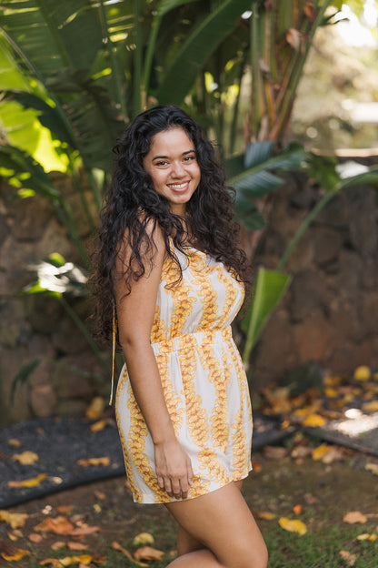 Lei Pua Kenikeni Hīpuʻu Romper