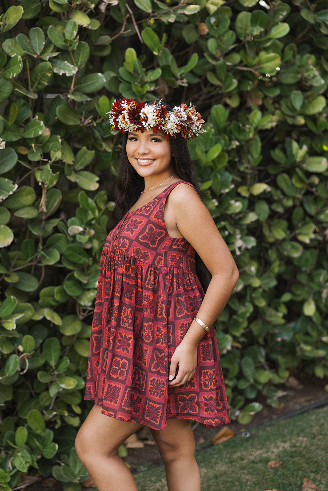 Hawaiian Hāʻulelau Pepe Dress