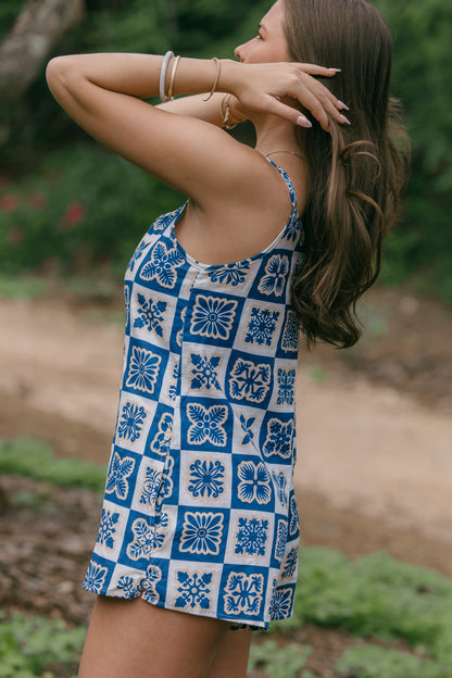 Blue Hawaii Neʻena Romper