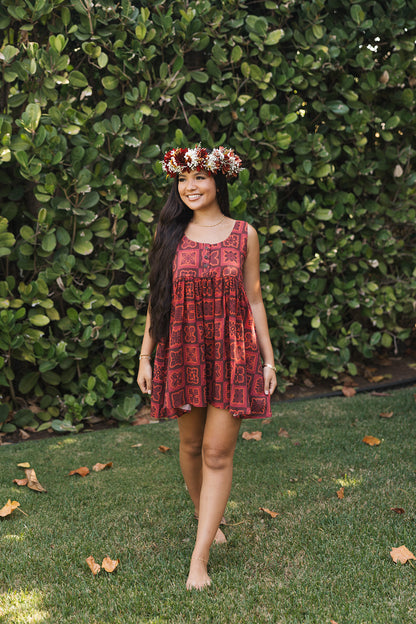Hawaiian Hāʻulelau Pepe Dress