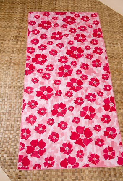 Pua Kenikeni Reversible Waffle Towel