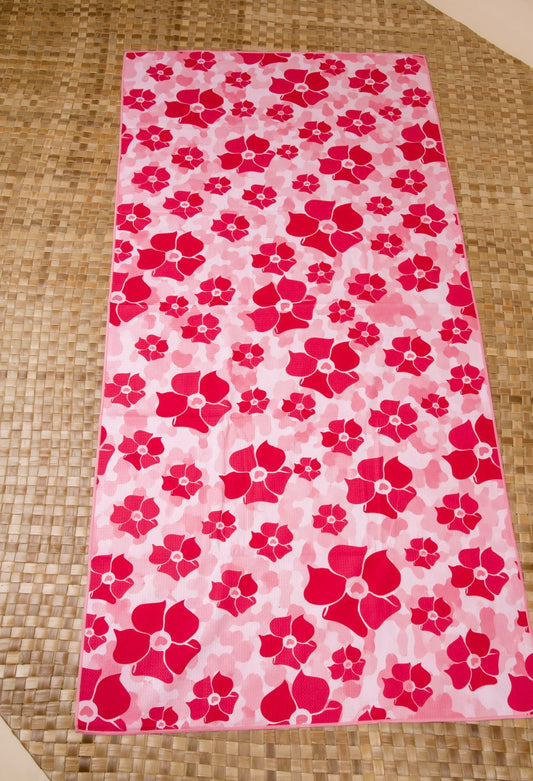 Pua Kenikeni Reversible Waffle Towel